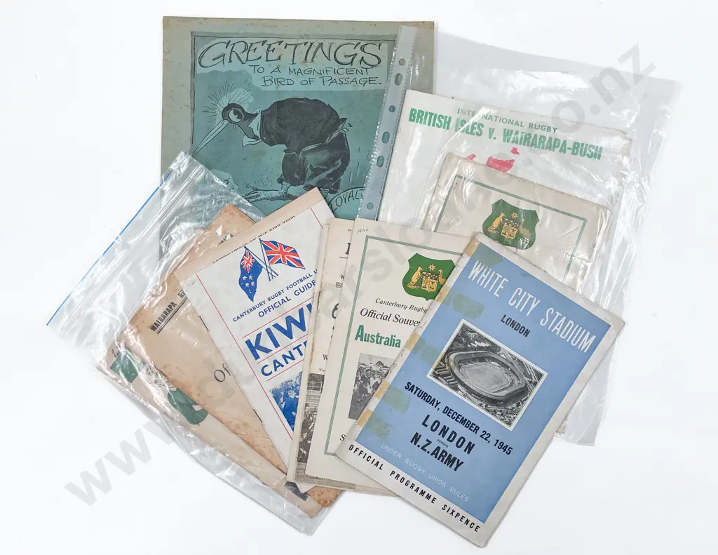 Eleven Assorted Rugby Programmes Image 1++