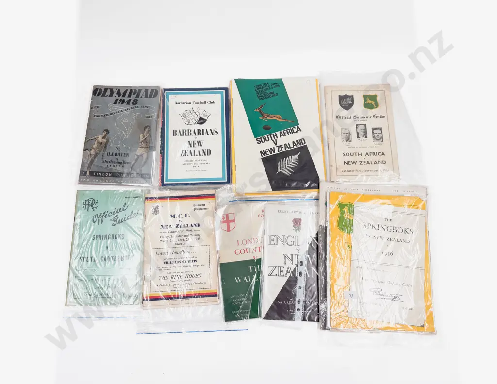 Quantity Assorted Rugby Programmes Image 1++