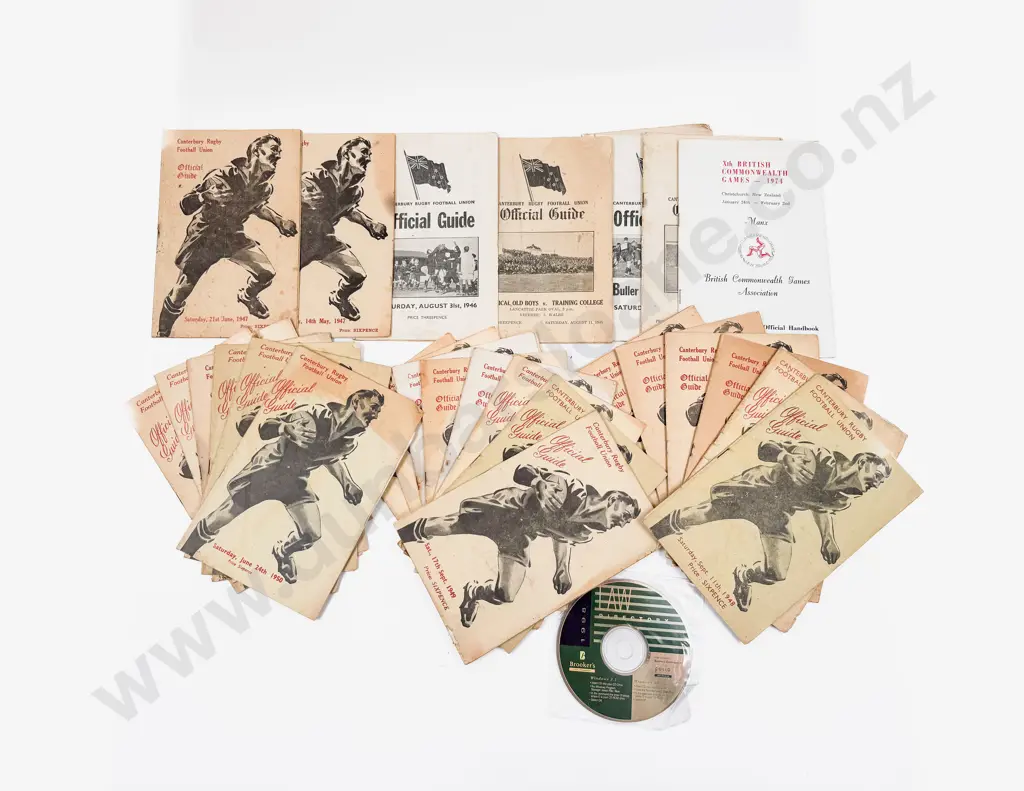 Collection Canterbury Rugby Football Union Official Guides Image 1++