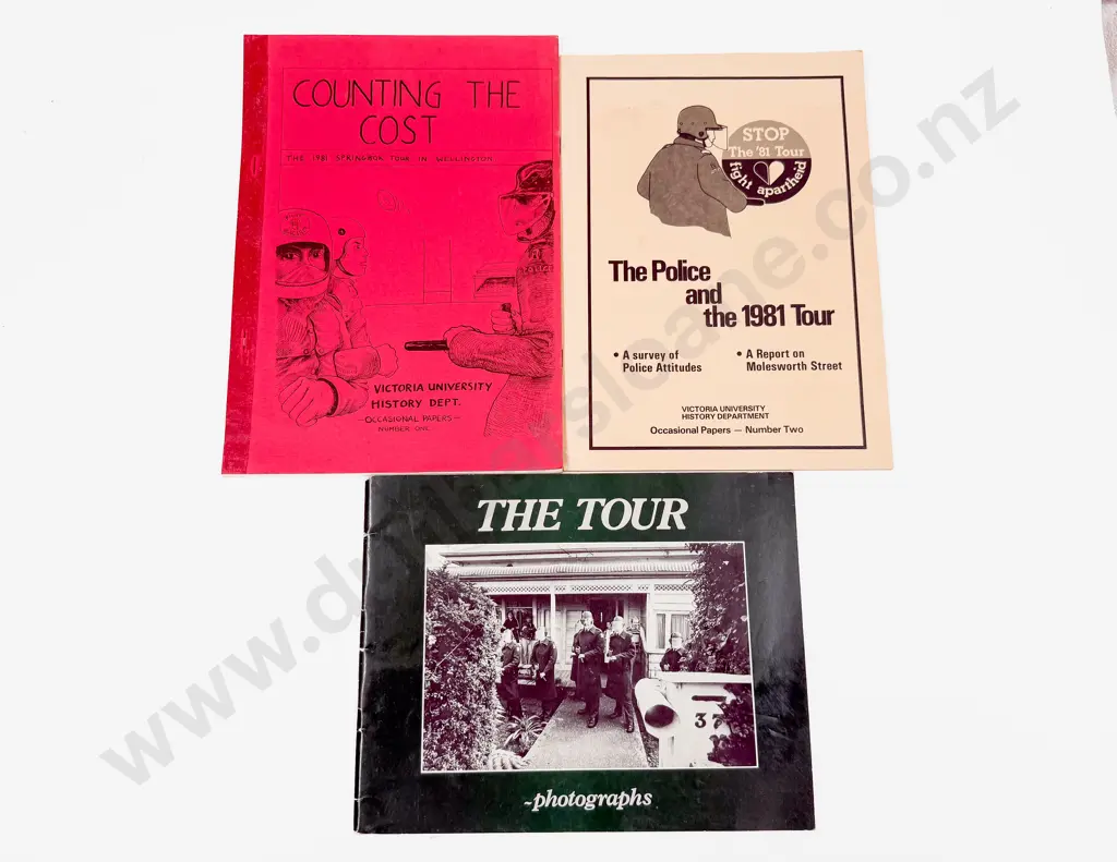 Three Volumes Relating to the 1981 Springbok Tour Image 1++