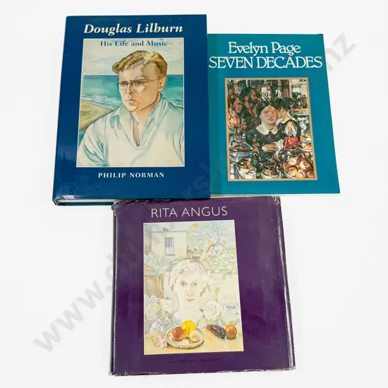Three Volumes Relating to NZ Art