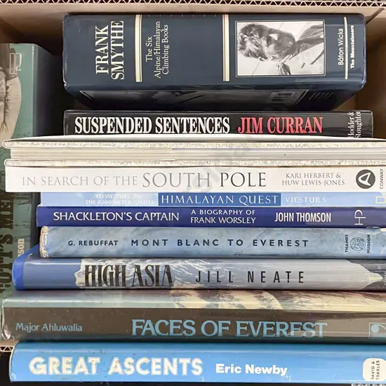 Box Quantity of Assorted NZ Mountaineering Books