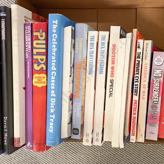 Box Quantity Books Relating to Comic Strips Etc