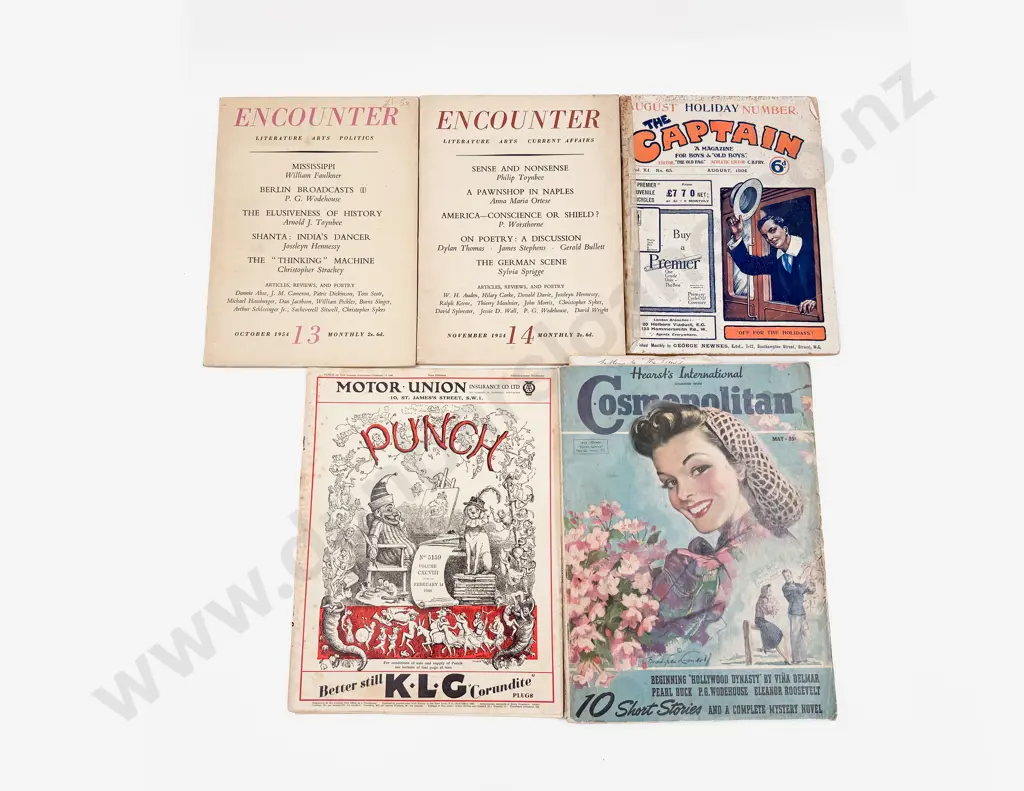 Four Vintage Magazines Image 1++