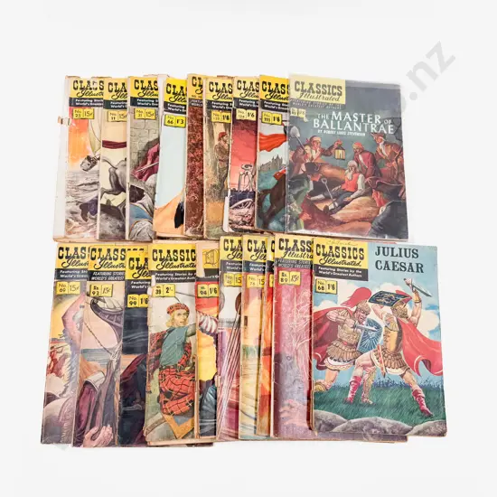 21 Editions of Classics Illustrated