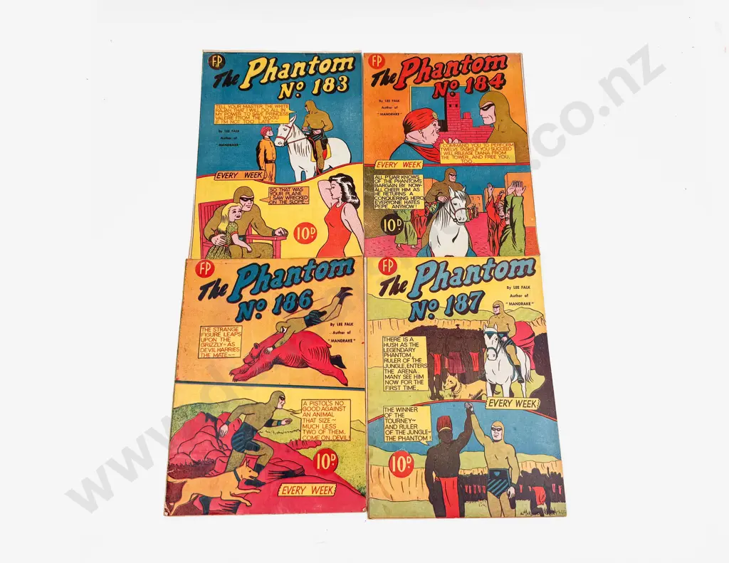 Four Vintage Editions of The Phantom Image 1++