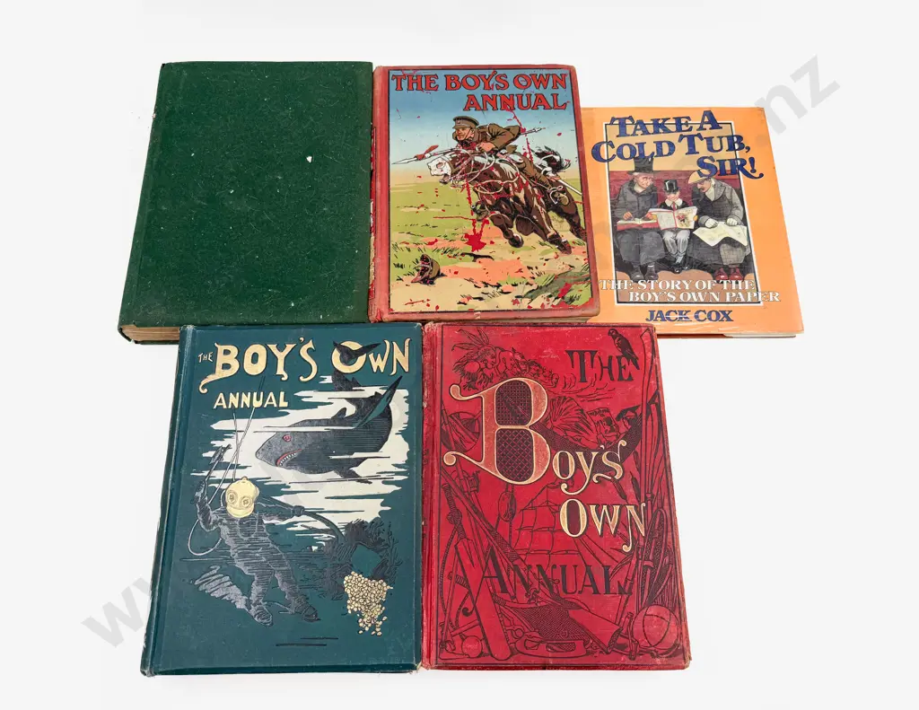 Four Boys Own Annuals & The Story Of Image 1++