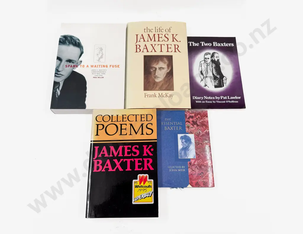 Five Works Relating to James K Baxter Image 1++