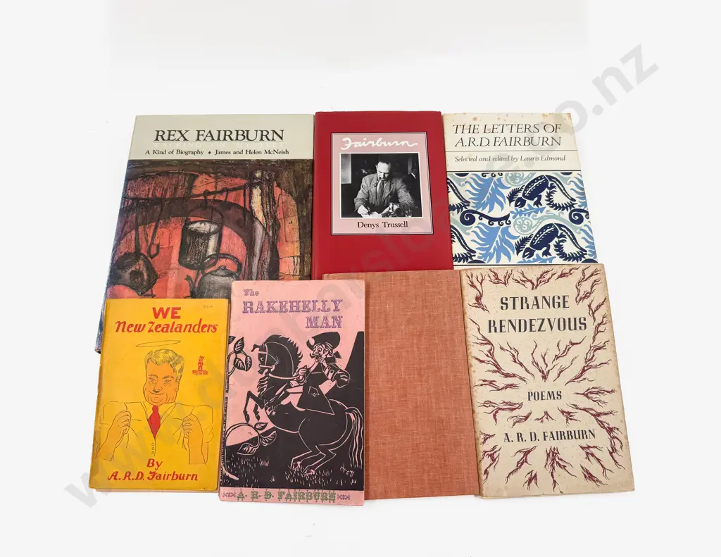 Four Biographies of R D Fairburn & Three Volumes by R D Fairburn Image 1++