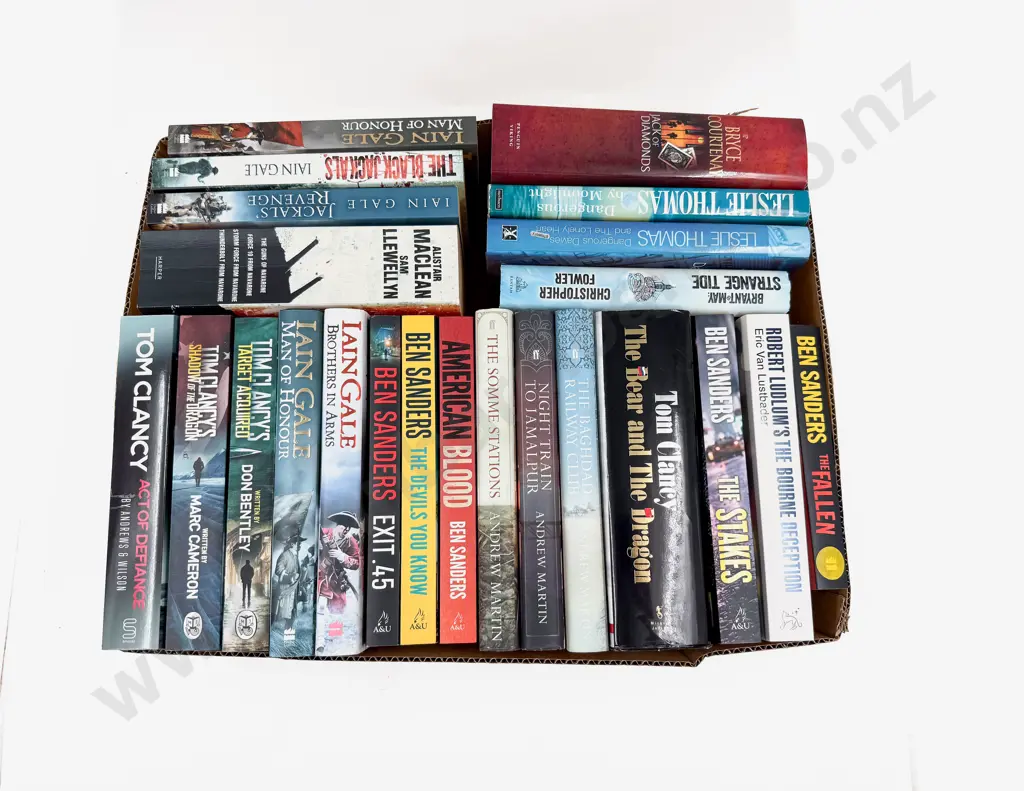 Box Assorted Contemporary Crime Fiction Image 1++