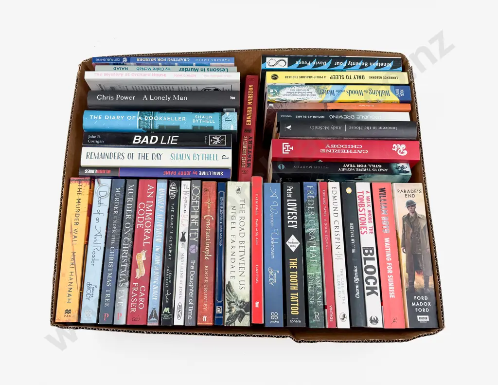 Box Assorted Contemporary Crime Fiction Image 1++
