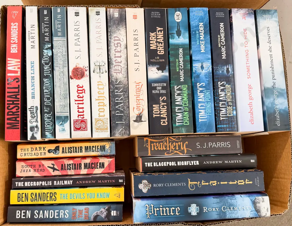 Box Assorted Contemporary Crime Fiction Image 1++