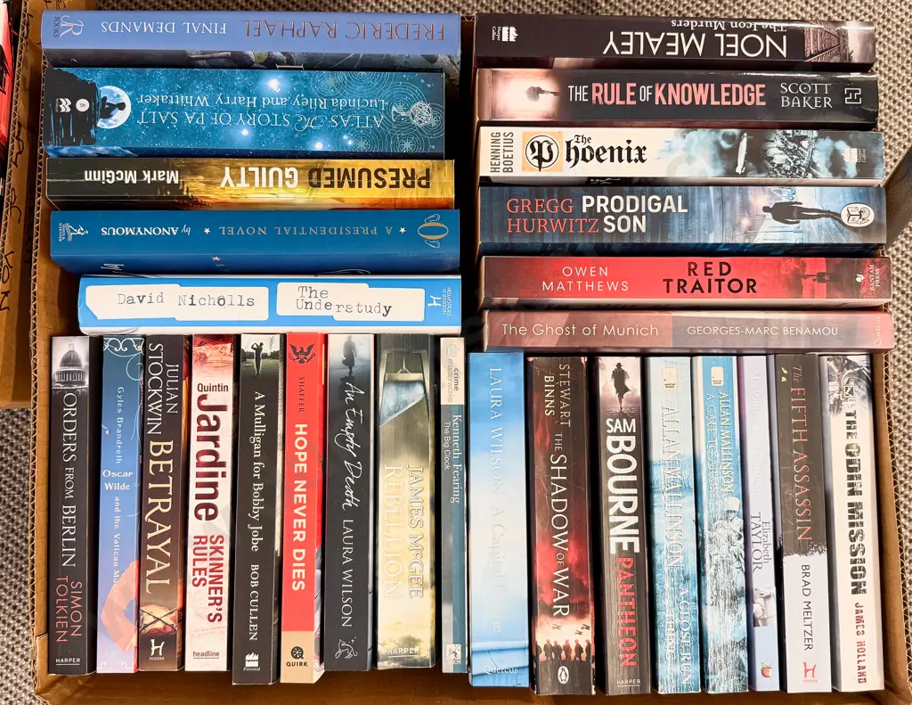 Box Assorted Contemporary Crime Fiction Image 1++