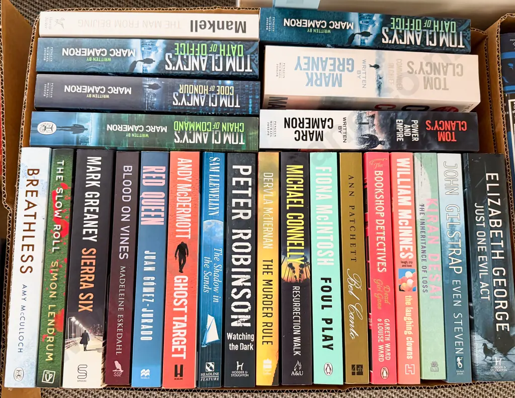 Box Assorted Contemporary Crime Fiction Image 1++