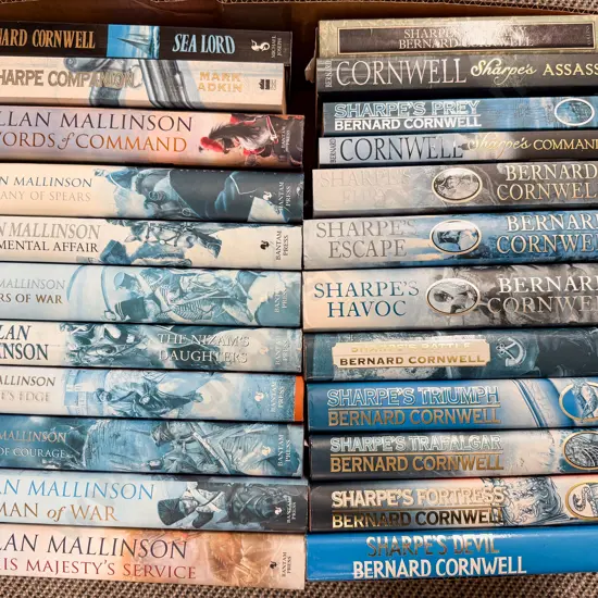 Box Assorted Bernard Cornwell and Allan Mallinson Fiction