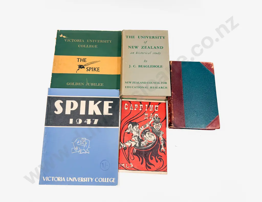 Five Volumes Pertaining To NZ Universities Image 1++