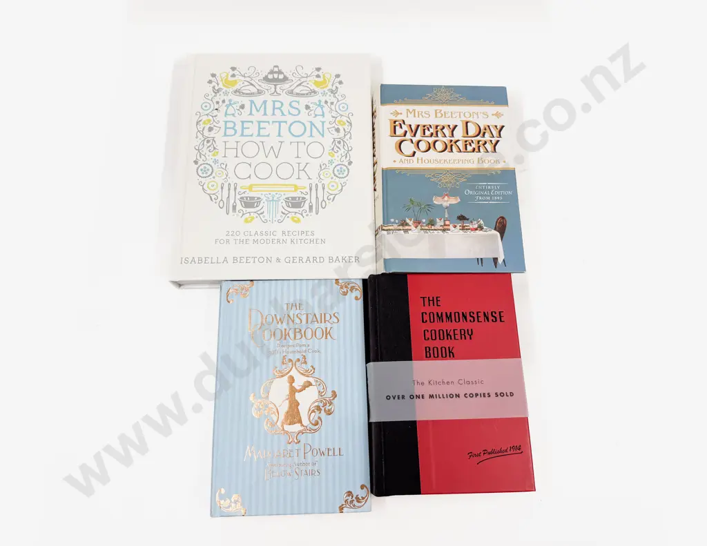 Four Modern Cookery Editions incl Mrs Beetons Image 1++