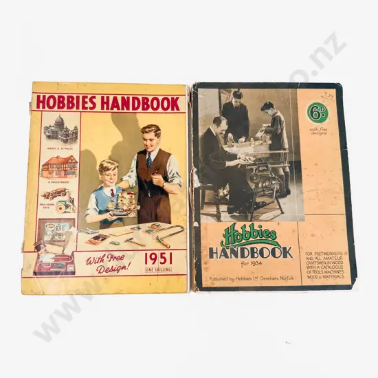 Two Vintage 1934 & 1951 Hobbies Handbooks