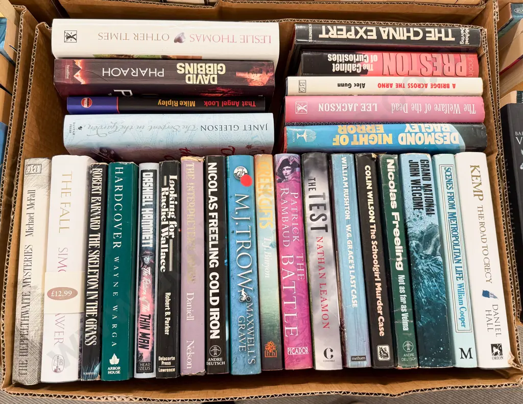 Box Assorted Modern Crime Fiction Image 1++