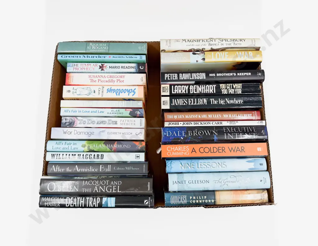 Box Assorted Modern Crime Fiction Image 1++