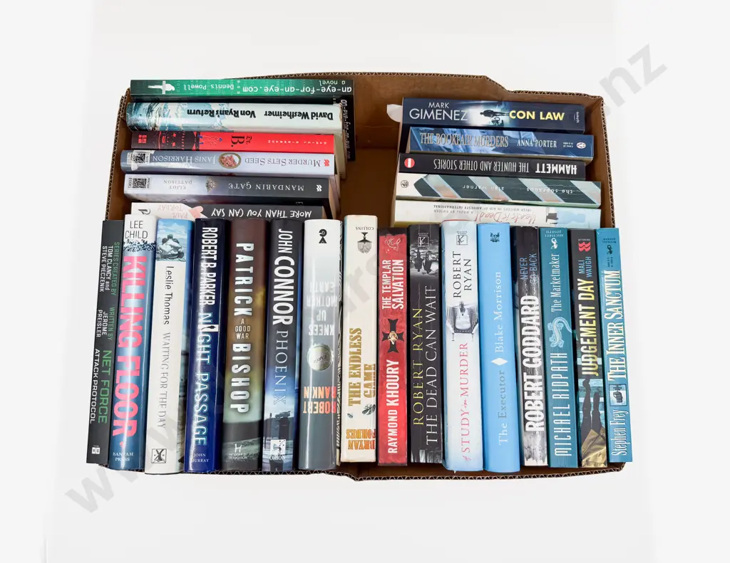 Box Assorted Modern Crime Fiction Image 1++
