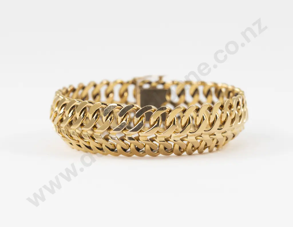 14ct Fancy Link Bracelet Image 1++