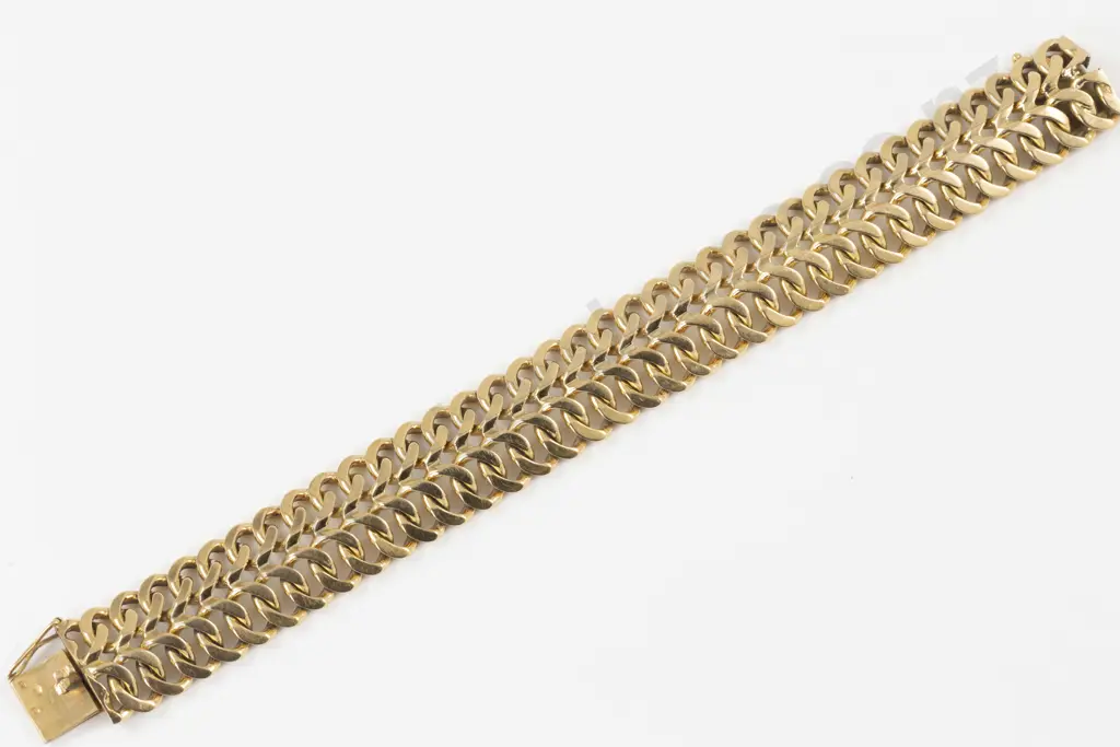 14ct Fancy Link Bracelet Image 1++