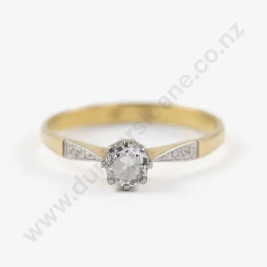14ct Solitaire Diamond Ring