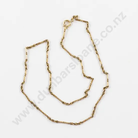 9ct Fancy Link Neck Chain