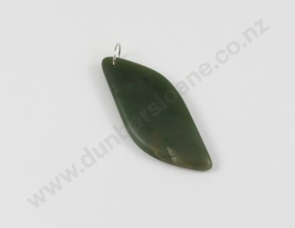 NZ Greenstone Pendant Image 1++