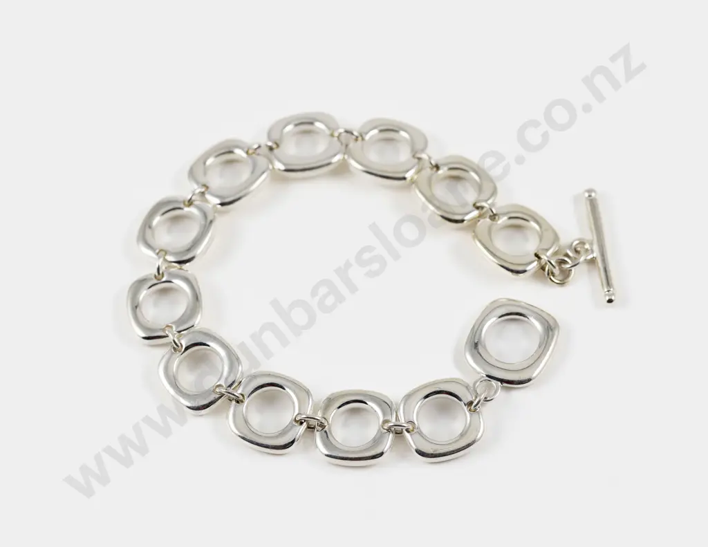 S/S Heavy Fancy Link Bracelet Image 1++