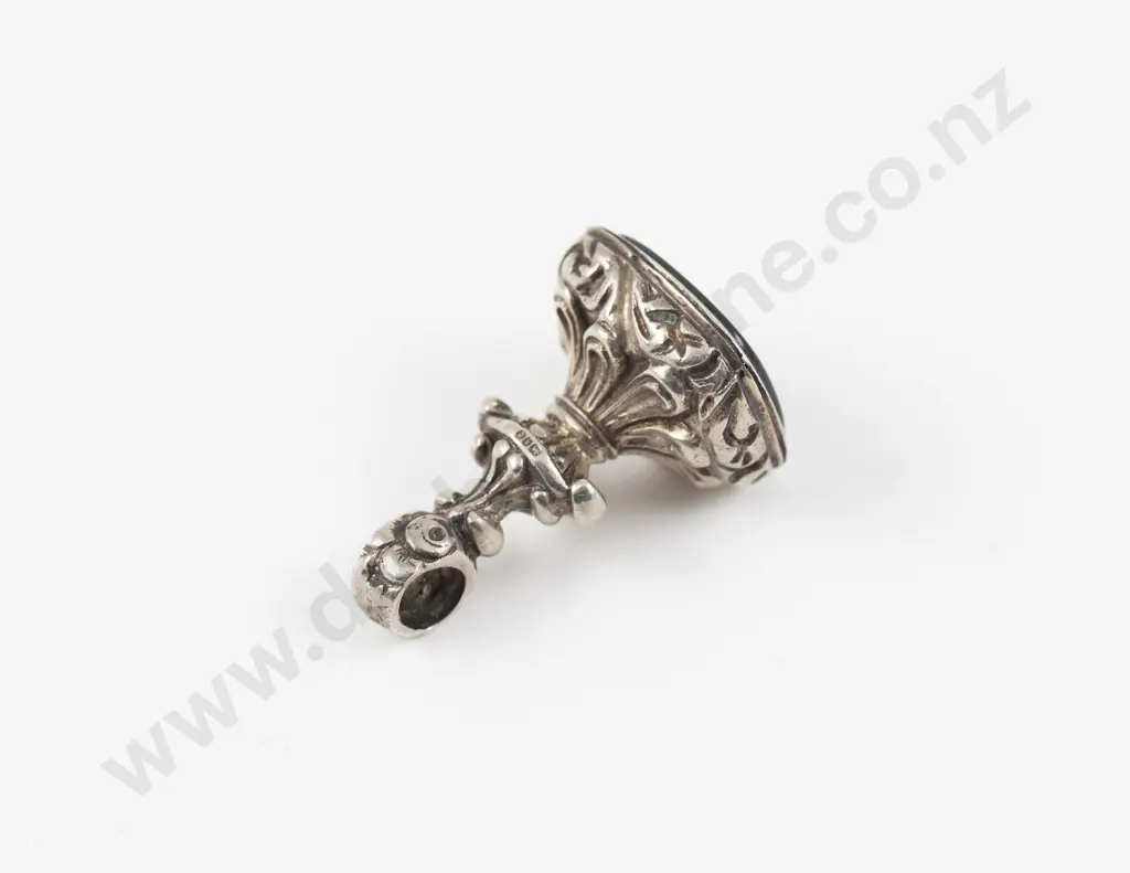Sterling Silver Fancy Seal Fob Image 1++