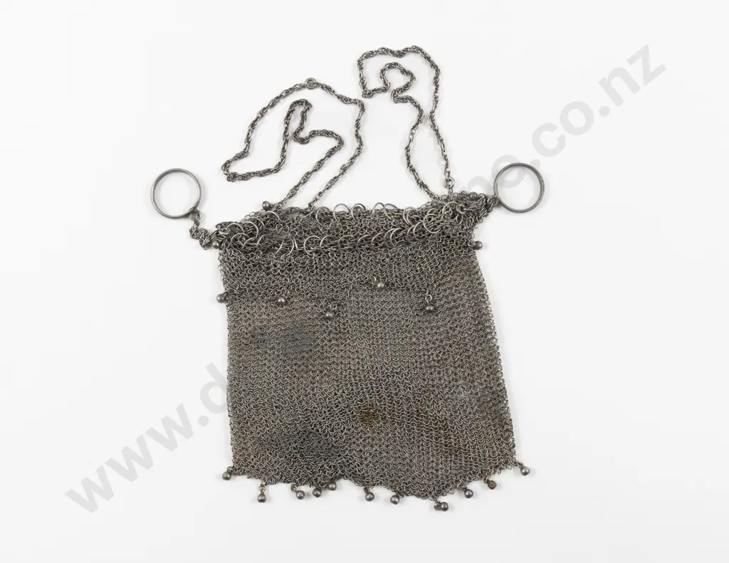 Vintage S/S Mesh Coin Purse Image 1++