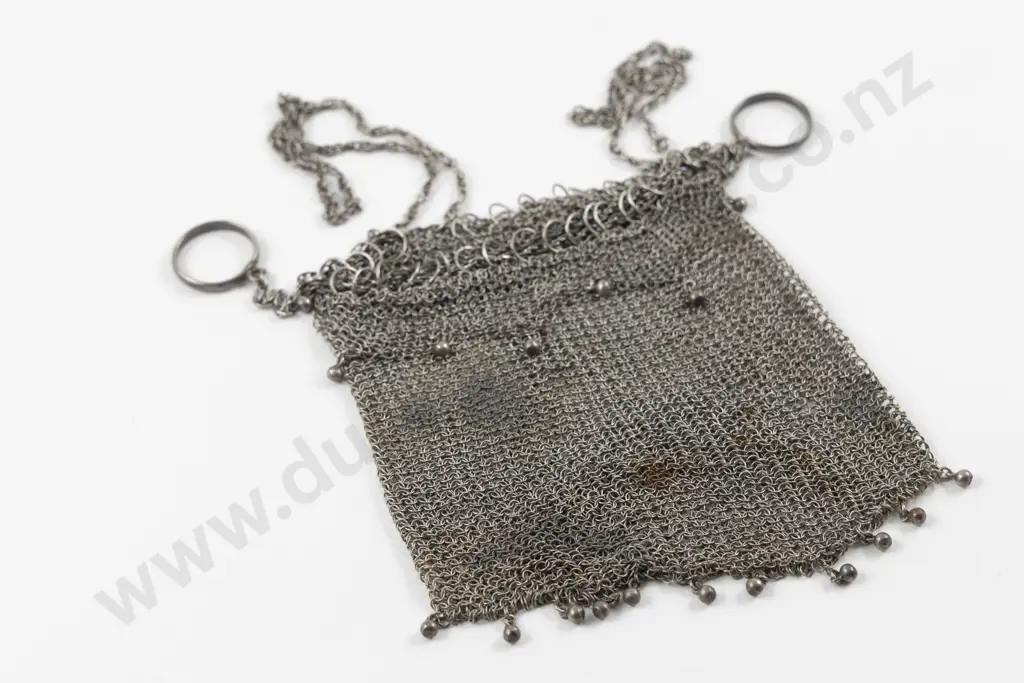Vintage S/S Mesh Coin Purse Image 1++