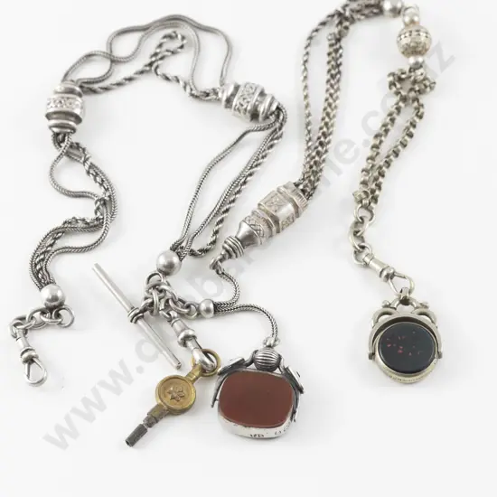 Victorian S/S Fancy Fob Chain