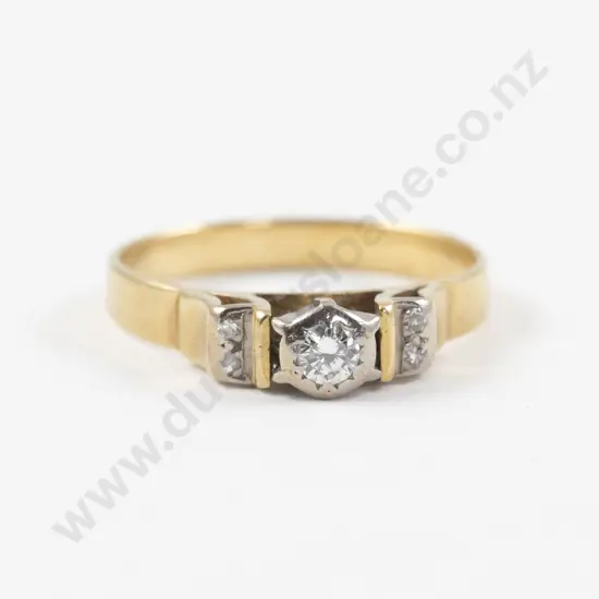 18ct Solitaire Diamond Ring