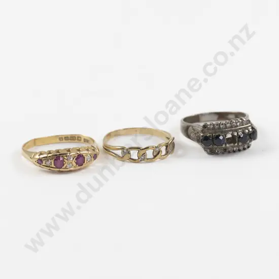 18ct 14ct and 9ct Rings