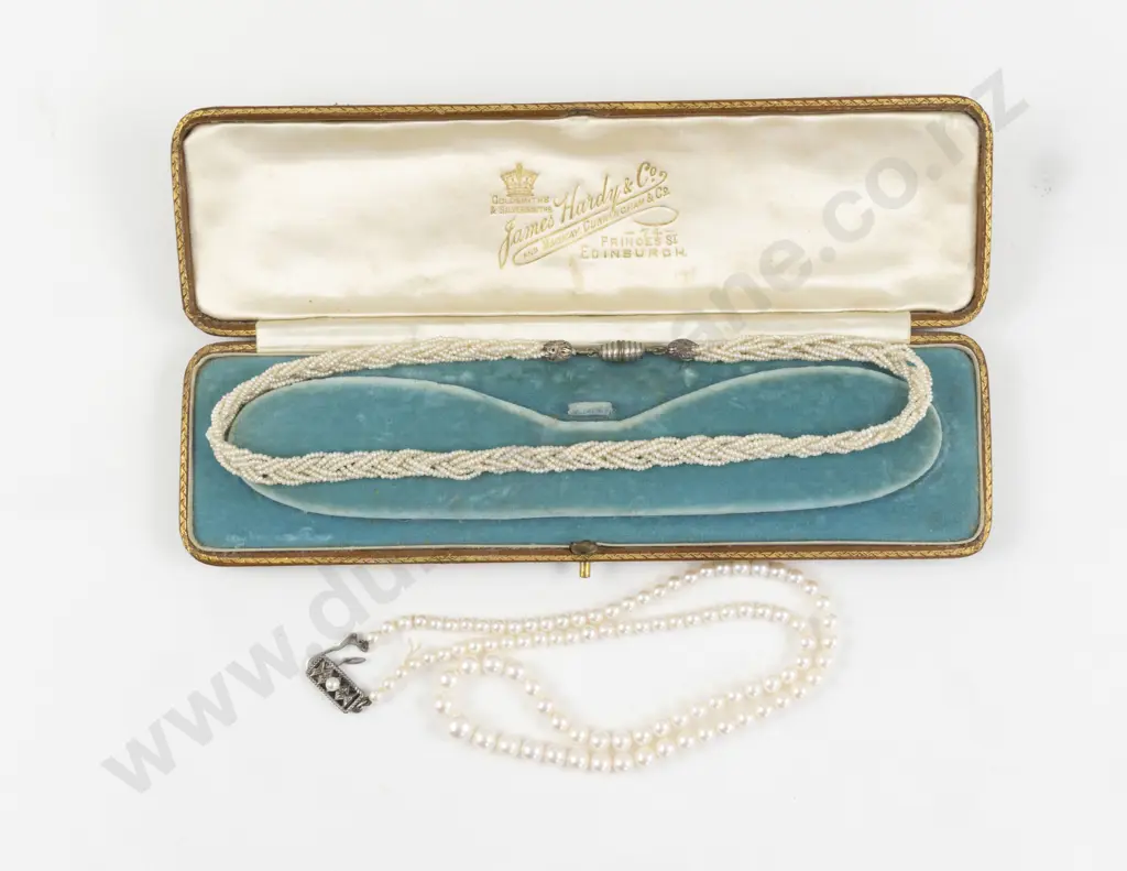 Vintage Braided Seed Pearl Necklace Chocker Image 1++