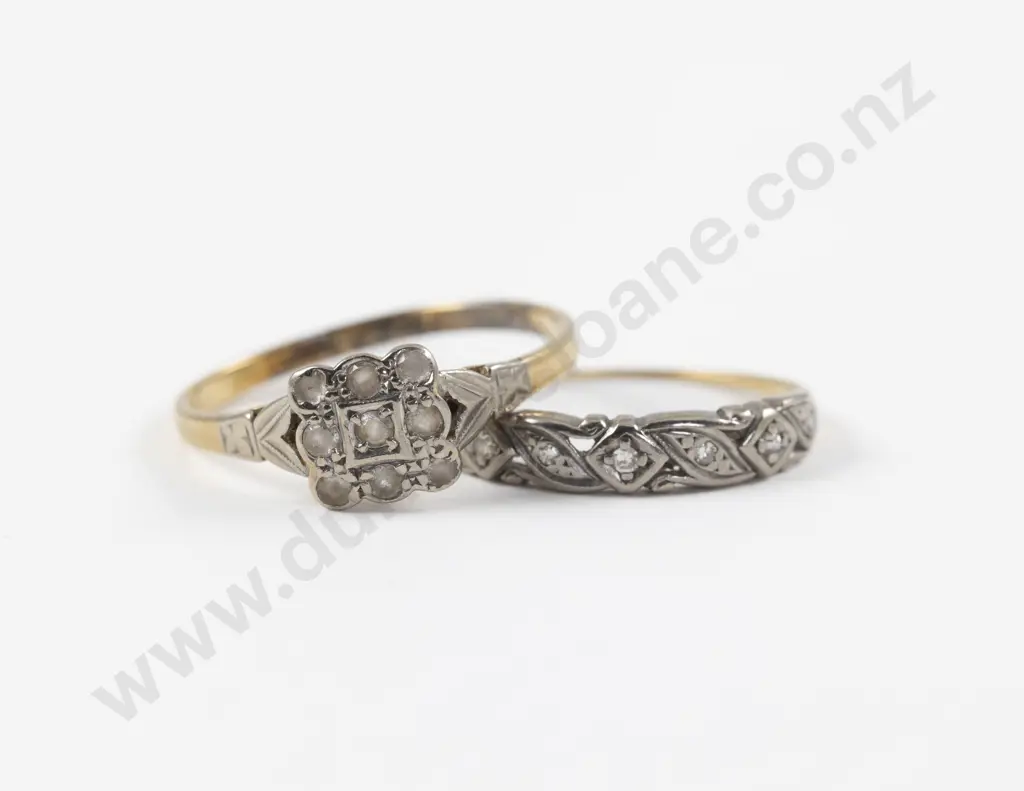 18ct Seven Stone Diamond Band Ring Image 1++