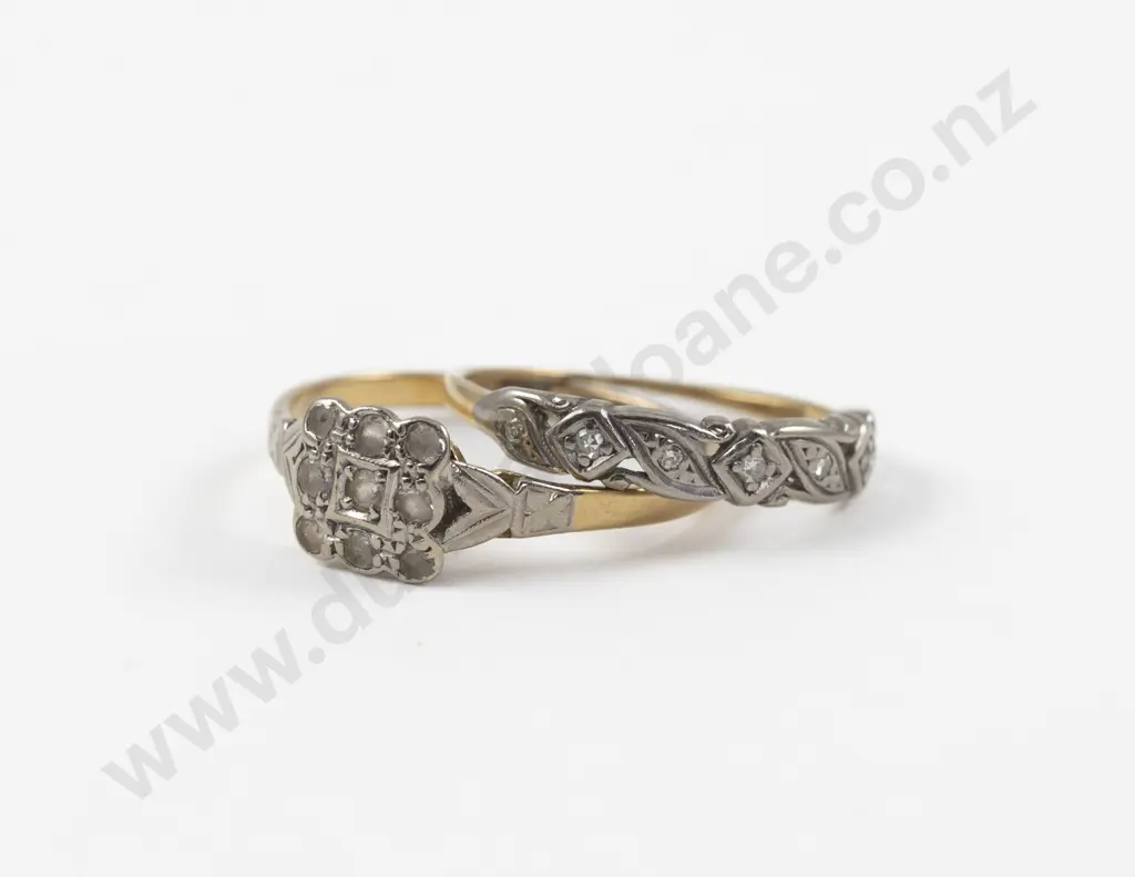 18ct Seven Stone Diamond Band Ring Image 1++