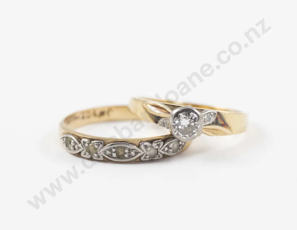 14ct Solitaire Diamond Ring Image 1++