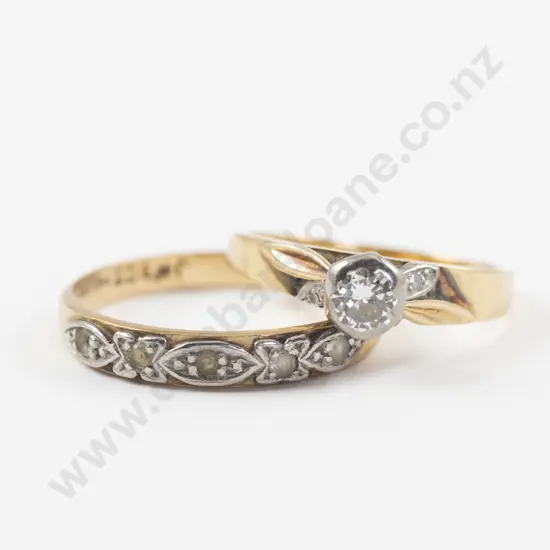 14ct Solitaire Diamond Ring