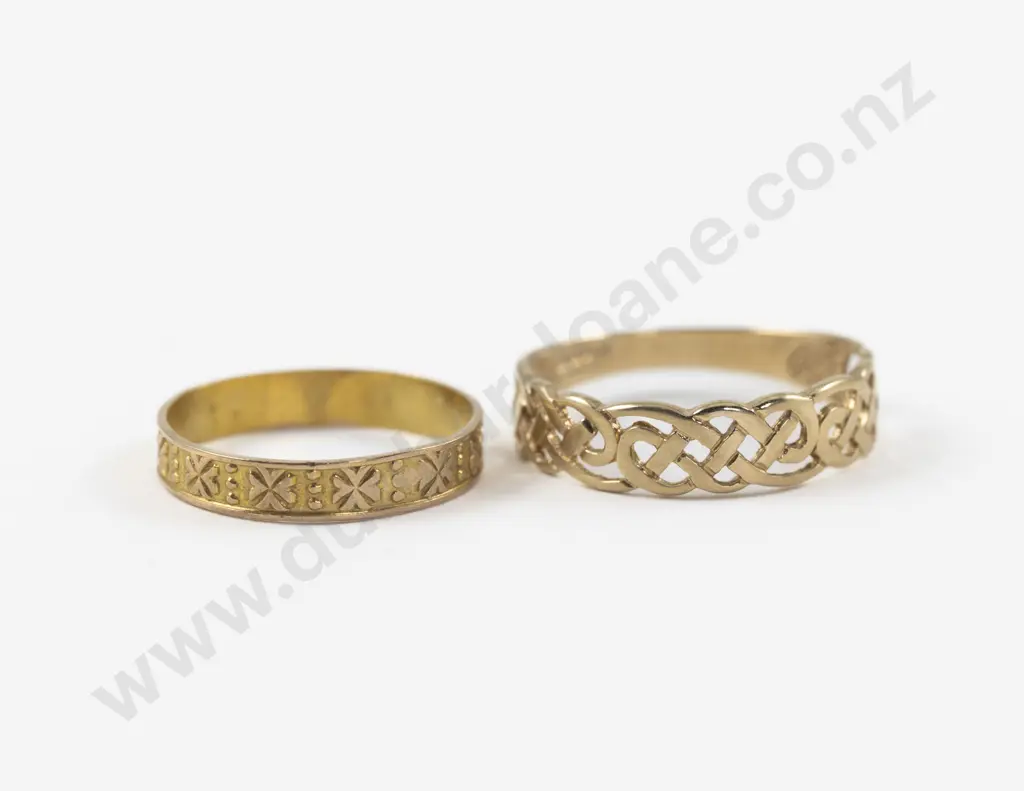 9ct Celtic Knot Design Band Ring Image 1++