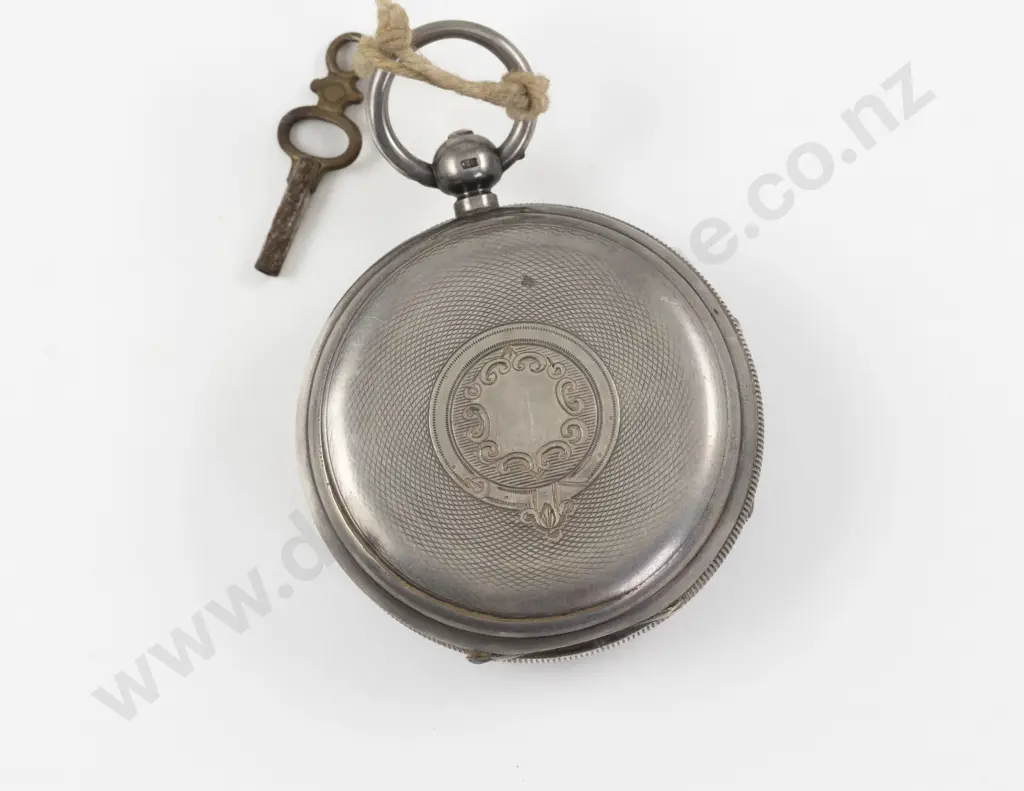 S/S Open Face Ket Wind Pocket Watch Image 1++