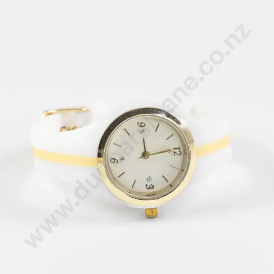 Nathalie Anderson Ladies Wrist Watch set with Four Swarovski Crystals