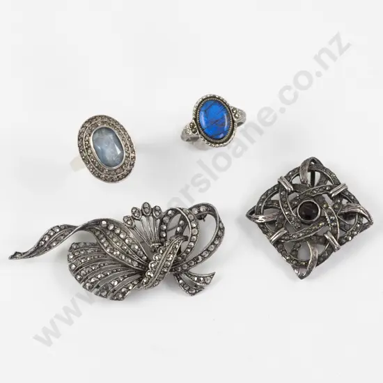 Collection of S/S and Marcasite Jewellery
