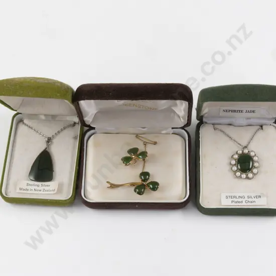 Collection of NZ S/S and Greenstone Jewellery