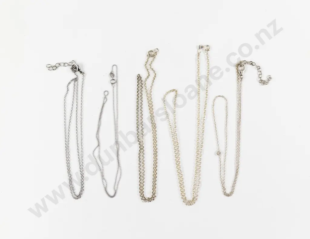 Five S/S Various Neck Chains Image 1++