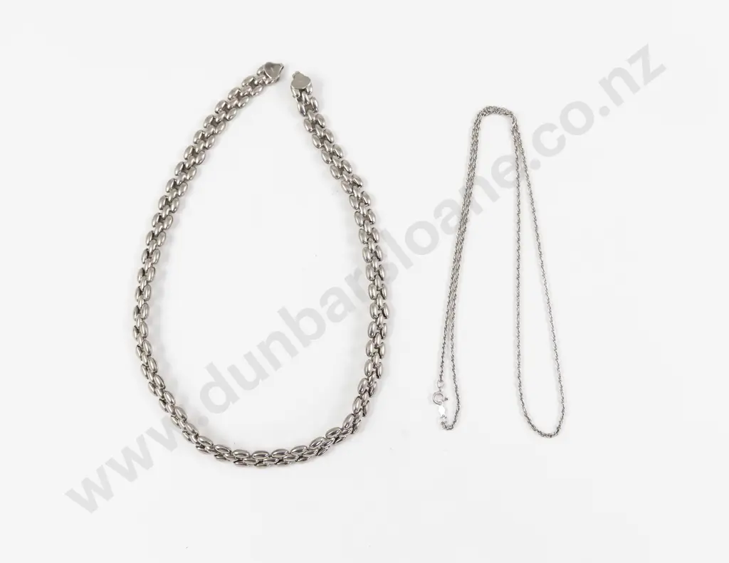 Two S/S Fancy Link Neck Chain Image 1++