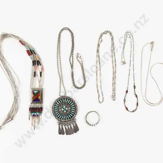 Two Native American S/S Pendants